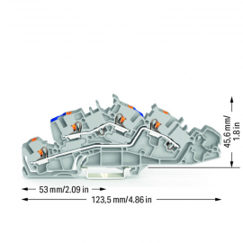 WAGO | 2205-7649 | MULTILEVEL INSTALLATION TB WITH PUSH-BUTT