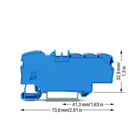 WAGO | 2206-8034 | DISTRIBUTION TERMINAL BLOCK WITH PUSH-BUT