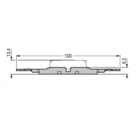 WAGO | 221-2501 | MOUNTING CARRIER WITH STRAIN RELIEF; 1-WAY