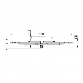 WAGO | 221-2511 | MOUNTING CARRIER WITH STRAIN RELIEF; 1-WAY