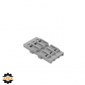 MOUNTING CARRIER; 3-WAY; FOR INLINE SPLICING CONNECTOR WITH