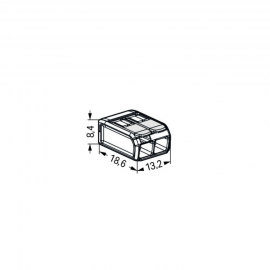 WAGO | 221-482 | LEVER-NUTS® SPLICING CONNECTOR FOR EX APPLI