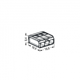 WAGO | 221-483 | LEVER-NUTS® SPLICING CONNECTOR FOR EX APPLI