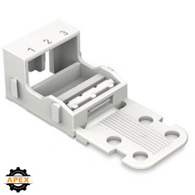 MOUNTING CARRIER; FOR 3-CONDUCTOR TERMINAL BLOCKS; 221 SERIE