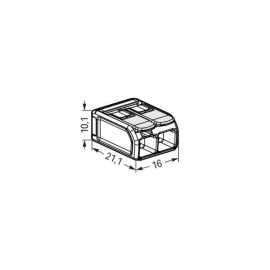 WAGO | 221-682 | LEVER-NUTS® SPLICING CONNECTOR FOR EX APPLI