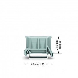 WAGO | 222-510 | ANGLED DIN-RAIL ADAPTER; IN COMBINATION WIT