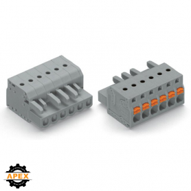 WAGO | 2231-105/102-000 | 1-CONDUCTOR FEMALE PLUG; PUSH-BUTT