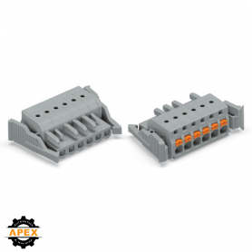 1-CONDUCTOR FEMALE CONNECTOR, PUSH-BUTTON PUSH-IN CAGE CLAMP