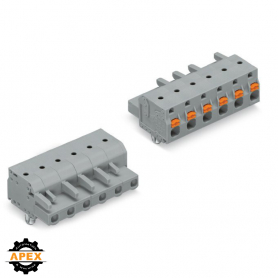 WAGO | 2231-206/008-000 | 1-CONDUCTOR FEMALE PLUG; PUSH-BUTT