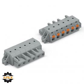 WAGO | 2231-208/031-000 | 1-CONDUCTOR FEMALE PLUG; PUSH-BUTT