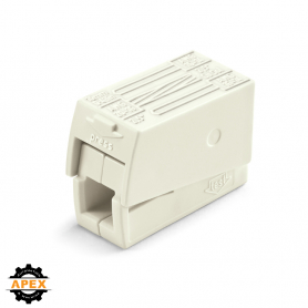 WAGO | 224-112 | PUSHWIRE®  INLINE CONNECTOR; WHITE; 
BOX OF