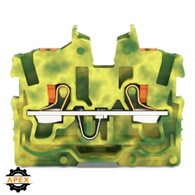 WAGO | 2250-307 | 2-CONDUCTOR MINIATURE THROUGH TB WITH PUSH