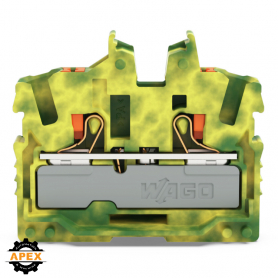 WAGO | 2252-307 | 2-CONDUCTOR MINIATURE THROUGH TB WITH PUSH