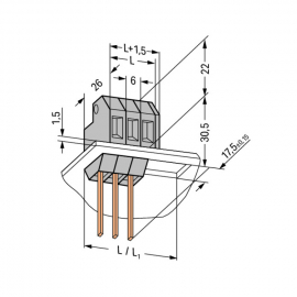 WAGO | 226-113 | FEEDTHROUGH TERMINAL BLOCK; CONDUCTOR/CONTA