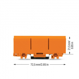 PUSHWIRE® MOUNTING CARRIER; 2273 SERIES; FOR DIN RAIL MOUNTI