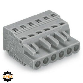 WAGO | 231-106/026-000 | 1-CONDUCTOR FEMALE PLUG; 2.5 MM²; P
