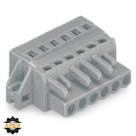 WAGO | 231-106/027-000 | 1-CONDUCTOR FEMALE PLUG; CLAMPING C