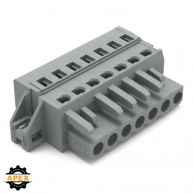 WAGO | 231-107/031-000 | 1-CONDUCTOR FEMALE PLUG; CLAMPING C