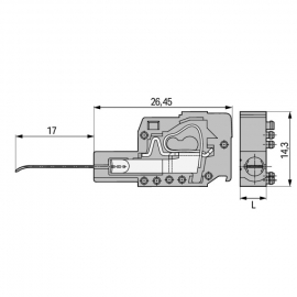 WAGO | 231-126 | TESTING PLUG MODULE WITH CONTACT STUD; FOR