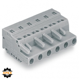 WAGO | 231-205/026-000 | 1-CONDUCTOR FEMALE PLUG; 2.5 MM²; P