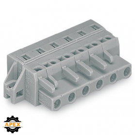 WAGO | 231-205/031-000 | 1-CONDUCTOR FEMALE PLUG; CLAMPING C