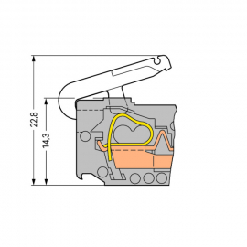 WAGO | 231-291 | OPERATING TOOL; LOOSE; RED