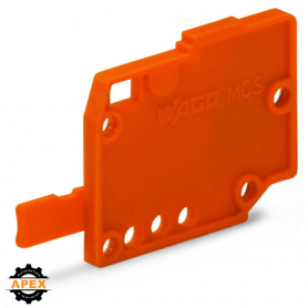 WAGO | 231-300 | END PLATE; 1.5 MM THICK; ORANGE