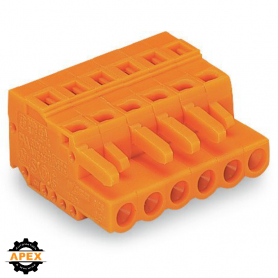 WAGO | 231-314/102-000 | 1-CONDUCTOR FEMALE PLUG; WITH INTEG