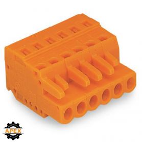 WAGO | 231-316/026-000 | 1-CONDUCTOR FEMALE PLUG; 2.5 MM²; P