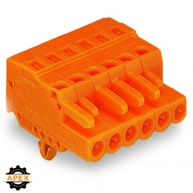 WAGO | 231-323/008-000 | 1-CONDUCTOR FEMALE PLUG; SNAP-IN MO