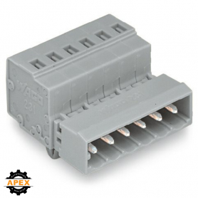 WAGO | 231-607/018-000 | 1-CONDUCTOR MALE CONNECTOR; SNAP-IN
