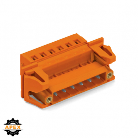 1-CONDUCTOR MALE CONNECTOR, CAGE CLAMP®, ORANGE