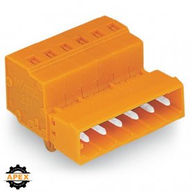 1-CONDUCTOR MALE CONNECTOR; SNAP-IN MOUNTING FEET; 2.5 MM²;