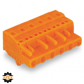 WAGO | 231-703/008-000 | 1-CONDUCTOR FEMALE PLUG; SNAP-IN MO
