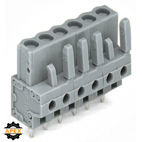 WAGO | 232-145 | THT FEMALE HEADER; 0.6 X 1.0 MM SOLDER PIN;