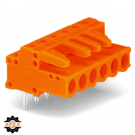 WAGO | 232-265 | THT FEMALE HEADER; 0.6 X 1.0 MM SOLDER PIN;