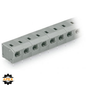 2-CONDUCTOR PCB TERMINAL BLOCK; 0.75 MM²; PIN SPACING 7.5/7.