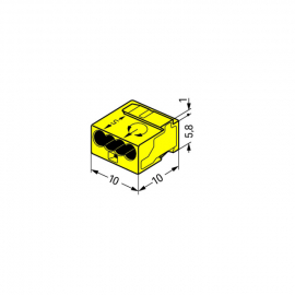 WAGO | 243-504 | MICRO PUSH WIRE® CONNECTOR 243 SERIES; FOR