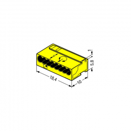 WAGO | 243-508 | MICRO PUSH WIRE® CONNECTOR 243 SERIES; FOR