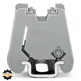 WAGO | 249-101 | SCREWLESS END STOP; 6 MM WIDE; FOR WMB MARK