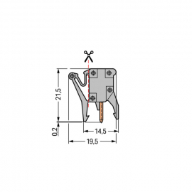 WAGO | 249-110 | TEST PLUG ADAPTER; SUITABLE FOR 255, 256, 2