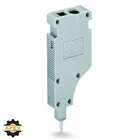 WAGO | 249-145 | L-TYPE END MODULE; MODULAR; WITH RIGID CONT
