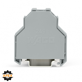 WAGO | 249-198 | SCREWLESS END STOP; 14 MM WIDE; FOR DIN-RAI