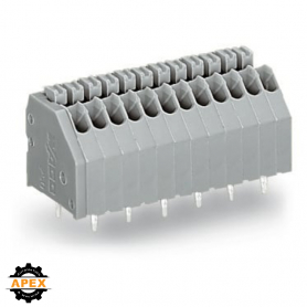 WAGO | 250-403 | PCB TERMINAL BLOCK; PUSH-BUTTON; 0.5 MM&sup2;; P