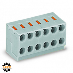 WAGO | 252-102 | 2-CONDUCTOR MODULAR PCB CONNECTOR; FOR INDI