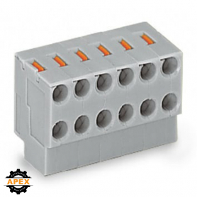 WAGO | 252-152 | 2-CONDUCTOR MODULAR PCB CONNECTOR; FOR SOLD