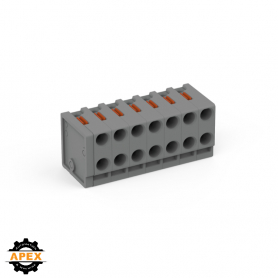 WAGO | 252-307 | 2-CONDUCTOR MODULAR PCB CONNECTOR; PUSH-BUT