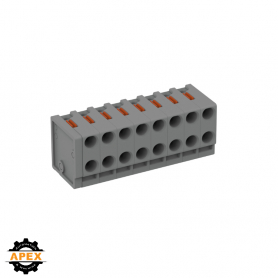 WAGO | 252-308 | 2-CONDUCTOR MODULAR PCB CONNECTOR; PUSH-BUT