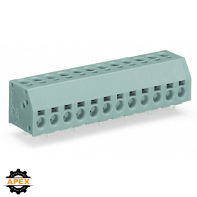 WAGO | 253-109 | 2-CONDUCTOR PCB TERMINAL BLOCK; 1.5 MM²; PI