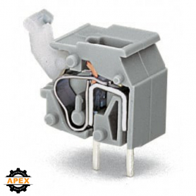 WAGO | 255-766 | STACKABLE PCB TERMINAL BLOCK; PUSH-BUTTON;